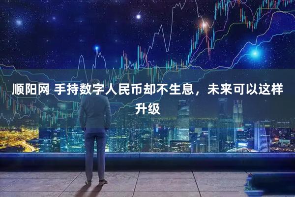 顺阳网 手持数字人民币却不生息，未来可以这样升级